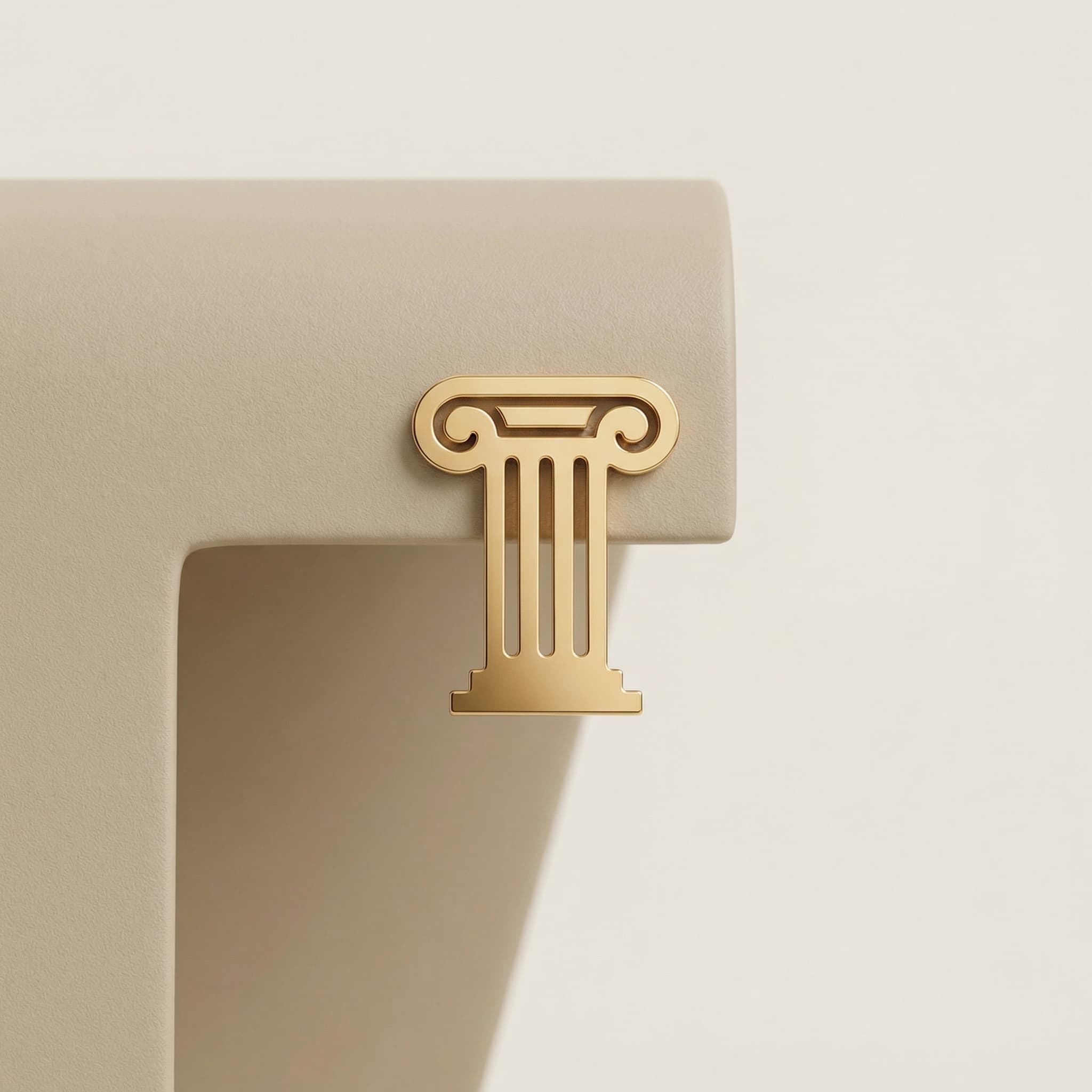 Sütun Küpe Figürlü 925 Ayar Gümüş Küpe